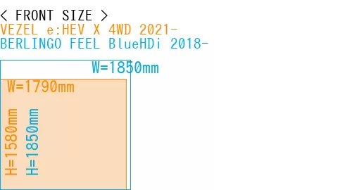 #VEZEL e:HEV X 4WD 2021- + BERLINGO FEEL BlueHDi 2018-